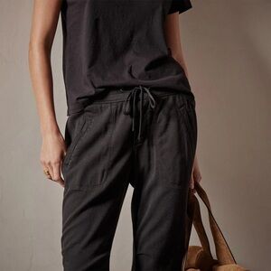 James Perse Black Soft Drape Pants